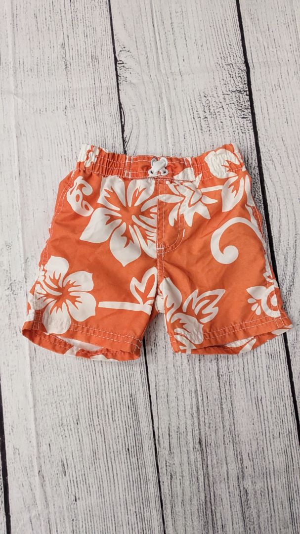 KIDS HEADQUARTERS Flower Swim Trunks - 9mo