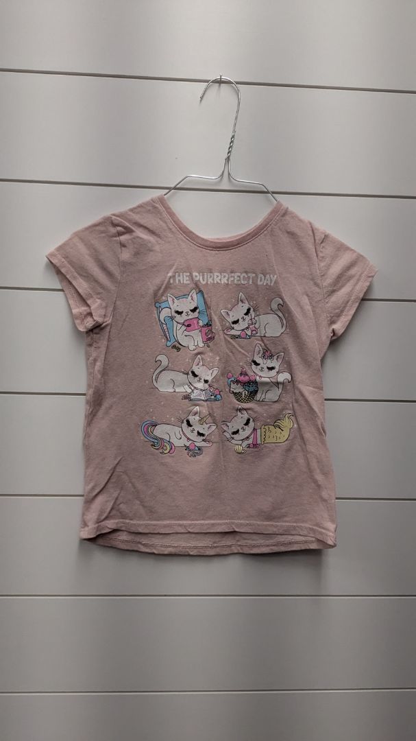 Children's Place Cat Short Sleeve - 6