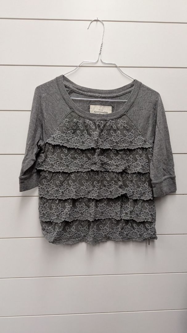 Abercrombie Floral Long Sleeve - 10
