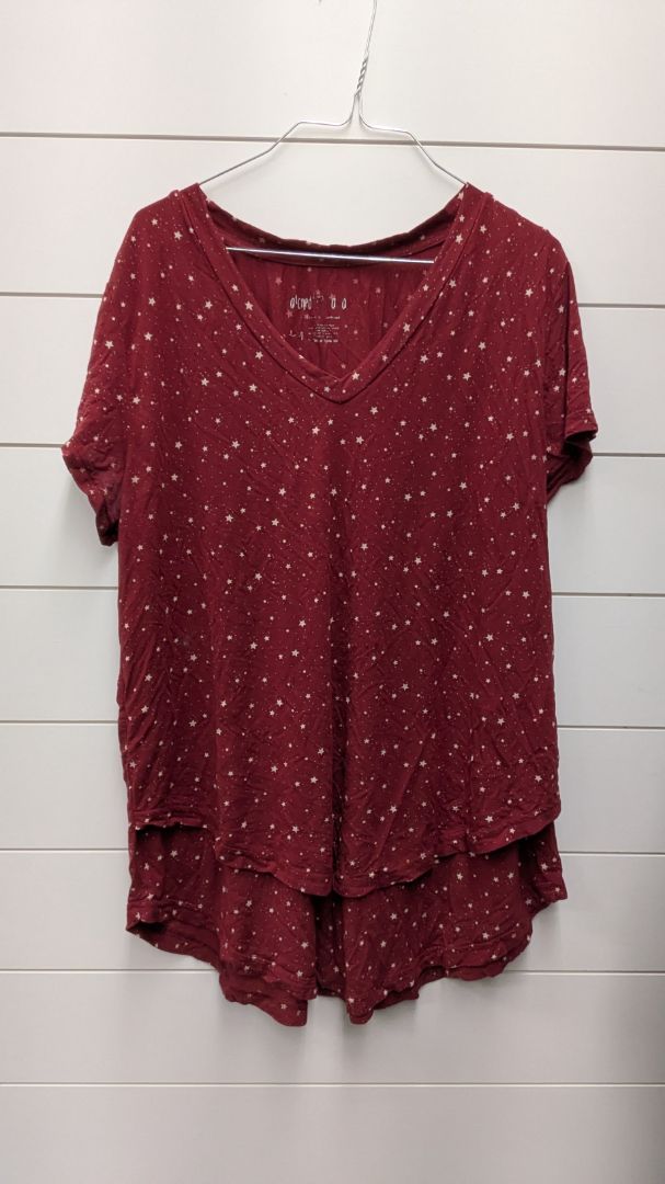 Latched Mama Maternity Star Short Sleeve - L