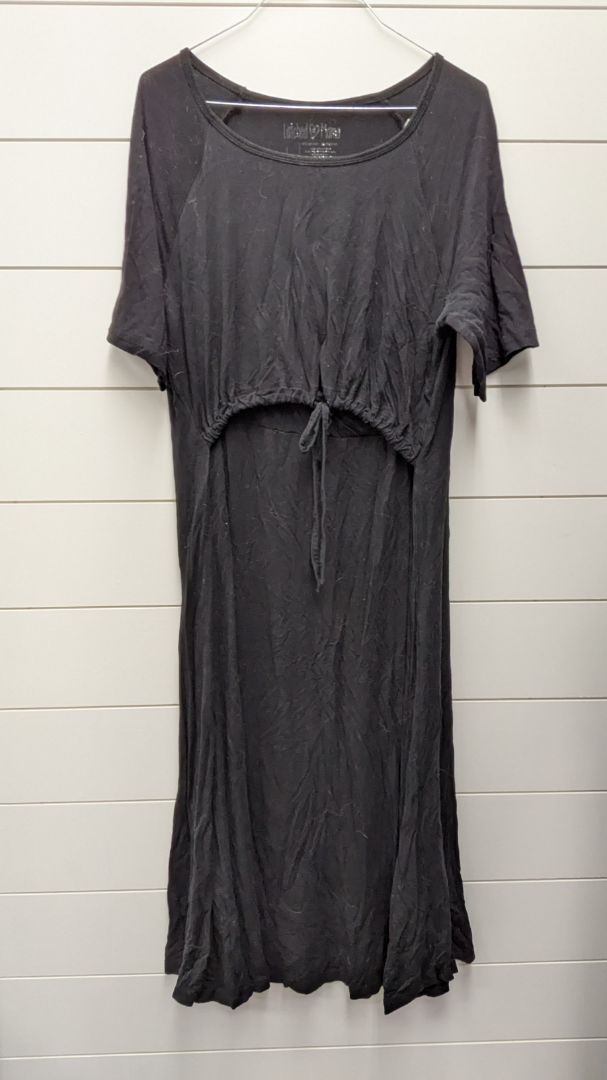Latched Mama Short Sleeve Maternity Dress - L