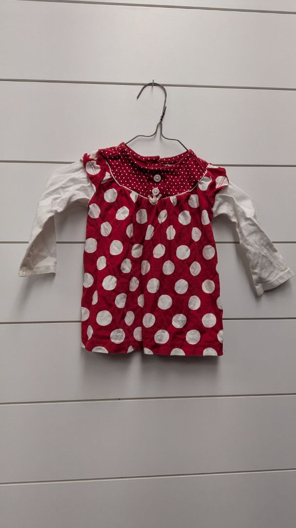 Carters Polka Dot Long Sleeve - 12mo