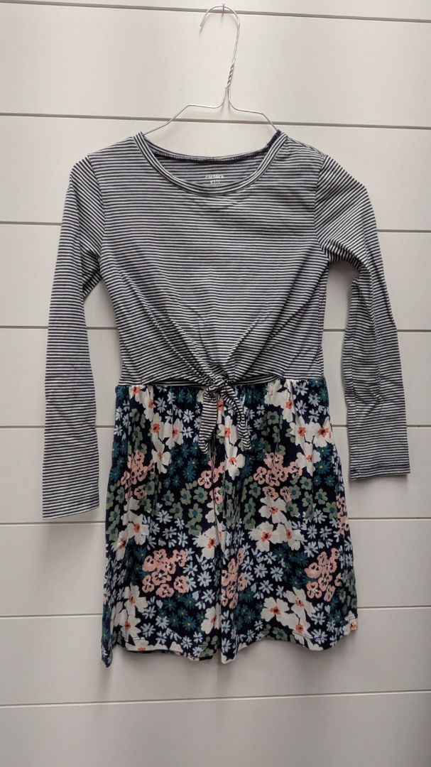 Carters Long Sleeve Floral Dress - 8