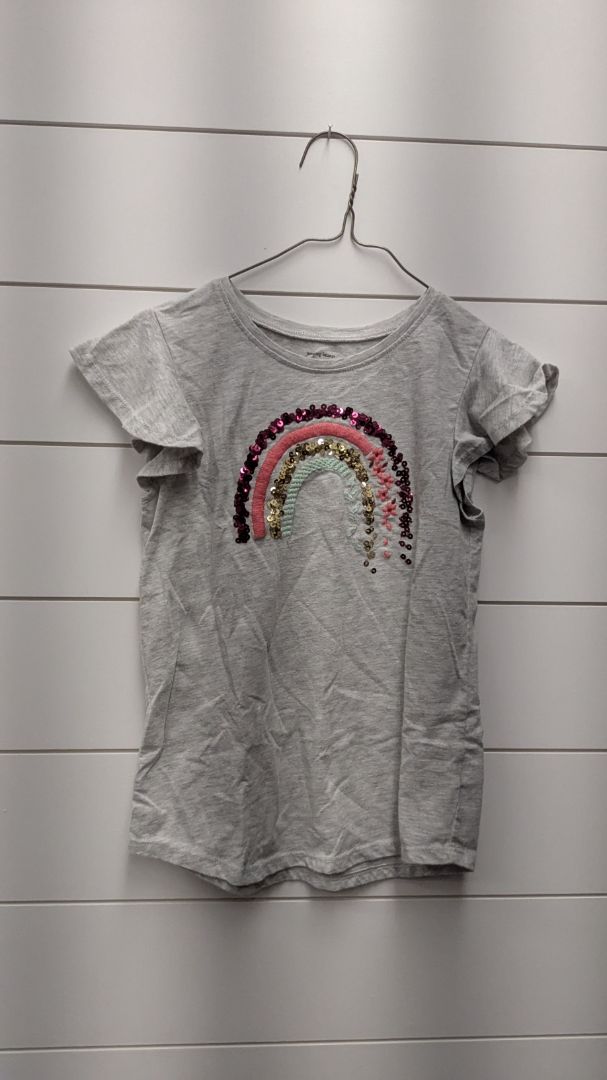 Jumping Beans Rainbow Sequin Short Sleeve - 7
