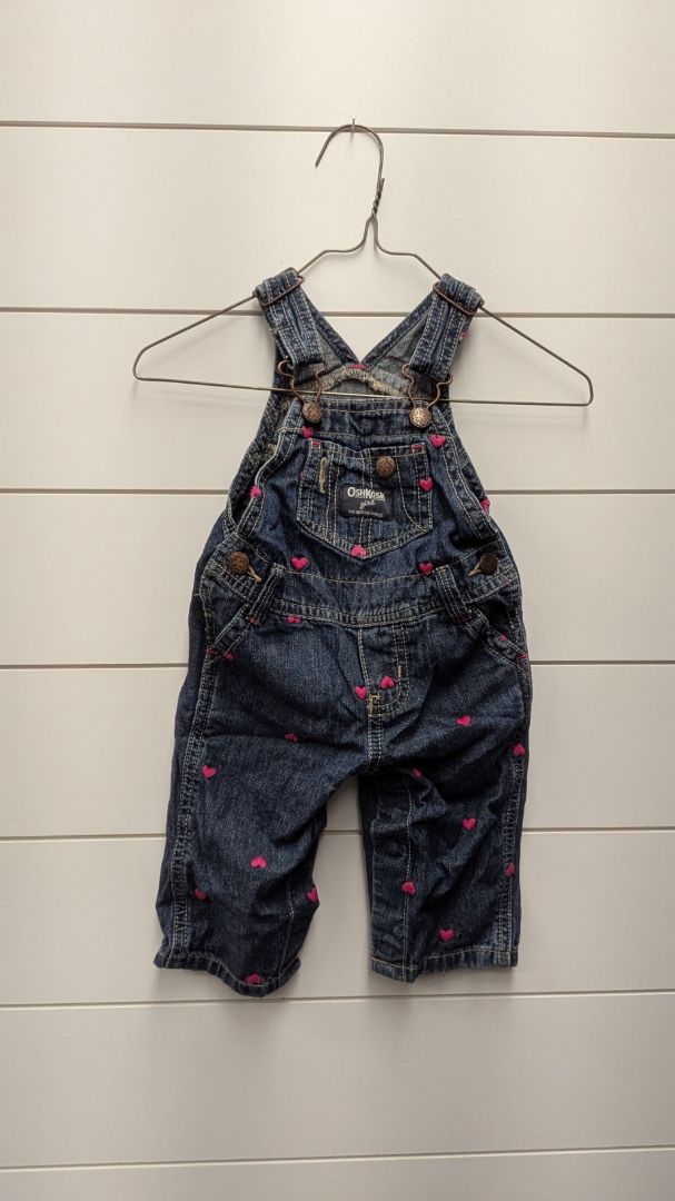Oshkosh Heart Overalls - 6mo