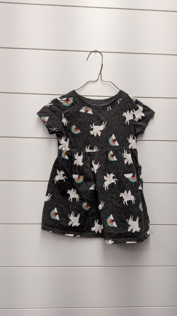 Old Navy Unicorn Short Sleeve Dress - 24mo