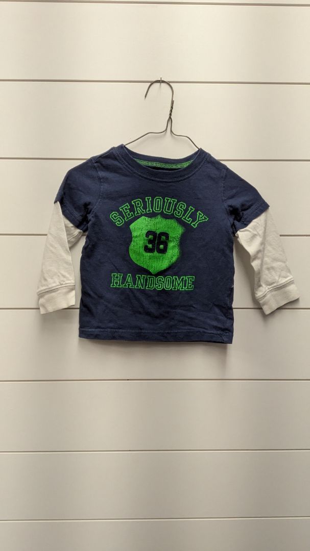 Carters "Seriously Handsome" Long Sleeve - 18mo