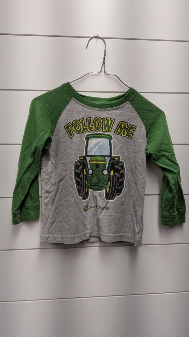 John Deere Tractor Long Sleeve - 2t