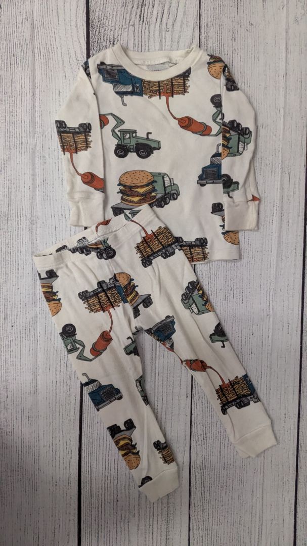 Carters Burger Pajama Set - 18mo