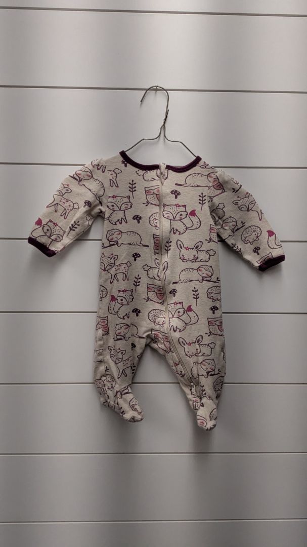 Wonder Nation Animal Pajamas - 3mo