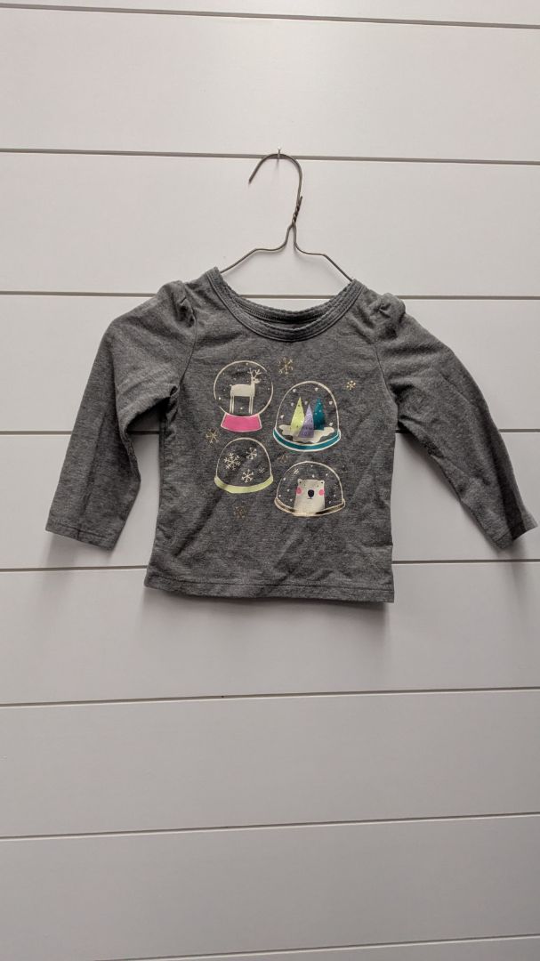 Circo Snow Globe Long Sleeve - 12mo