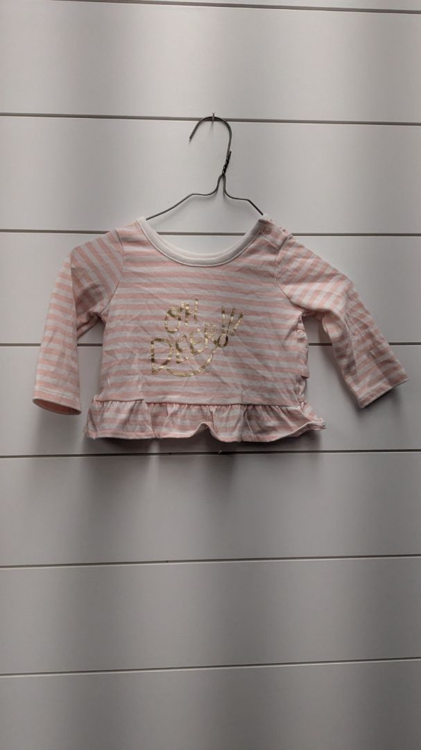 Cat & Jack "Oh Deer!" Long Sleeve - 6mo
