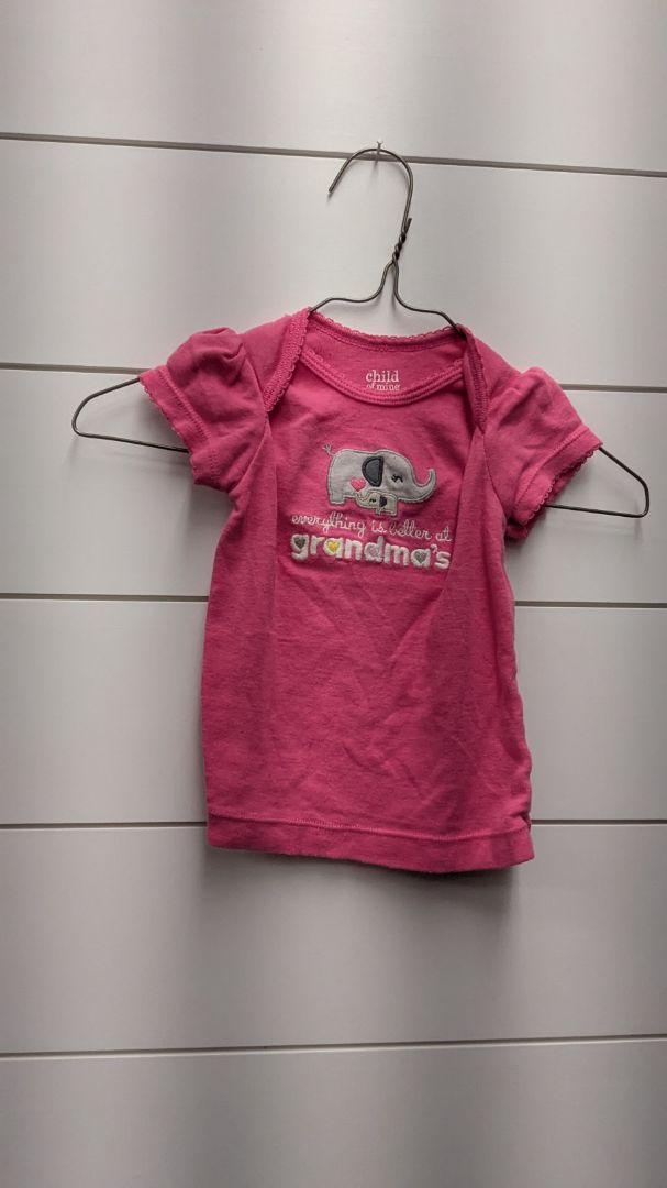 Carters Elephant Short Sleeve - 6mo