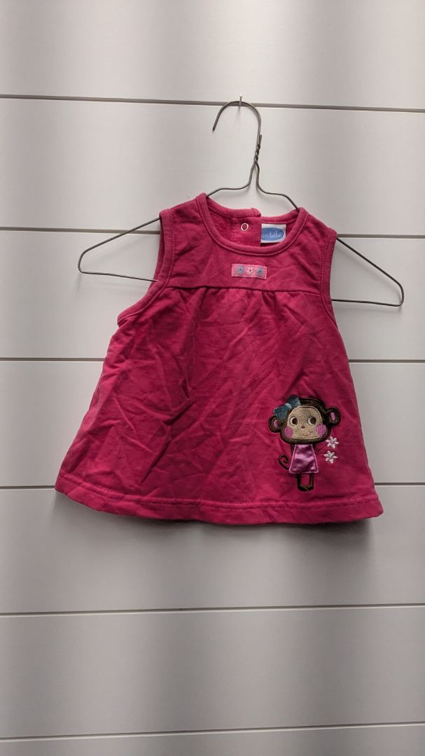 BON BEBE Monkey Tank Top Dress - 6mo
