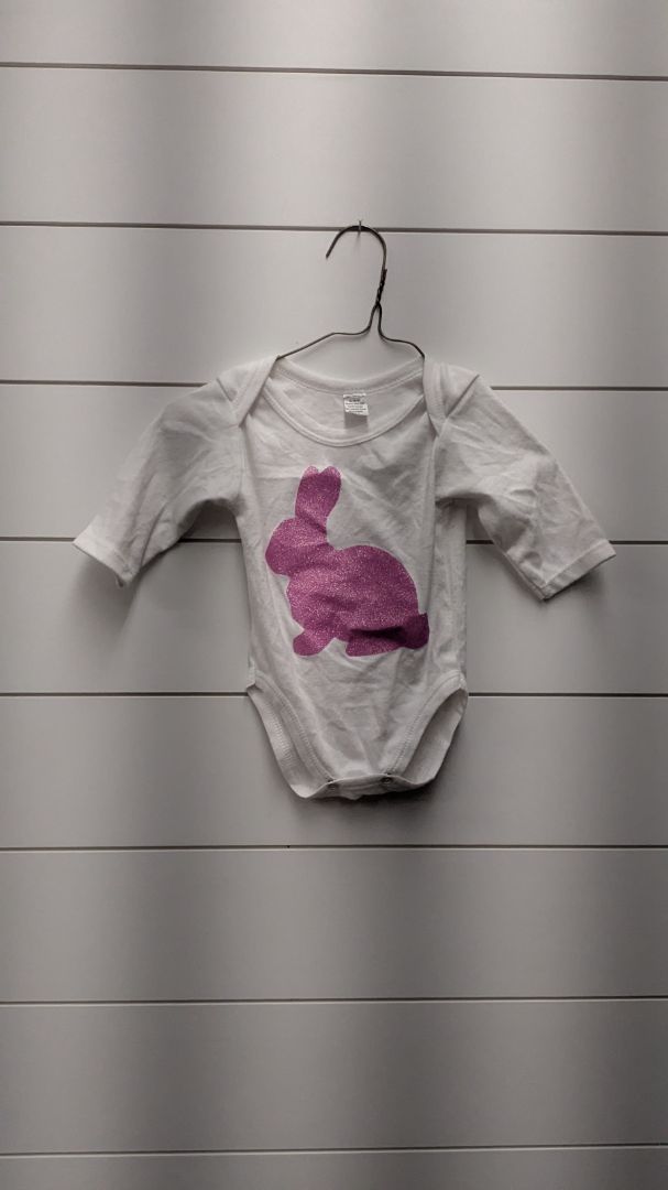 Glitter Bunny Long Sleeve - 6mo
