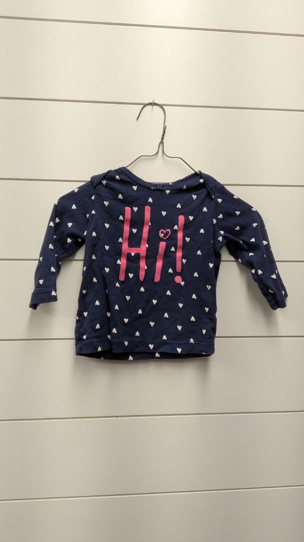 Carters "Hi!" Long Sleeve - 12mo