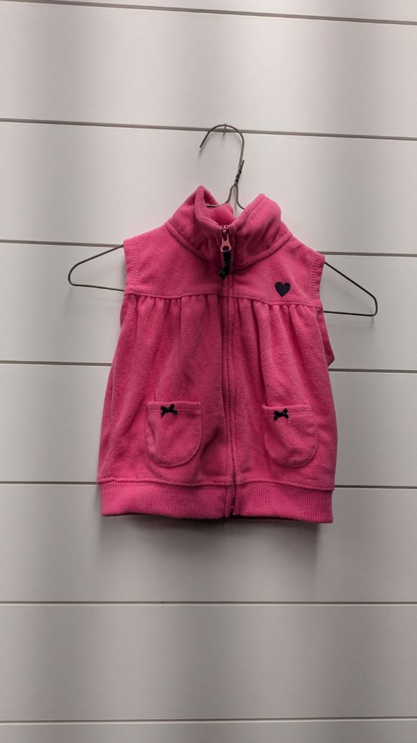 Carters Fleece Zip-Up Vest - 12mo