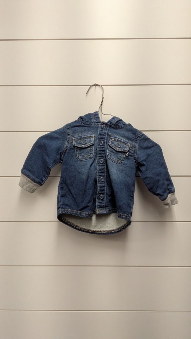 Button-Up Jean Jacket - 6mo