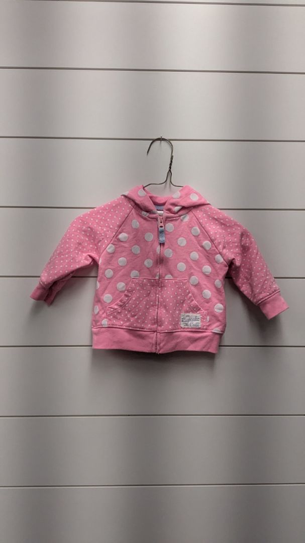 Carters Polka Dot Zip-Up Jacket - 6mo