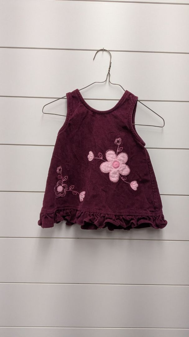 Corduroy Flower Dress - 6mo