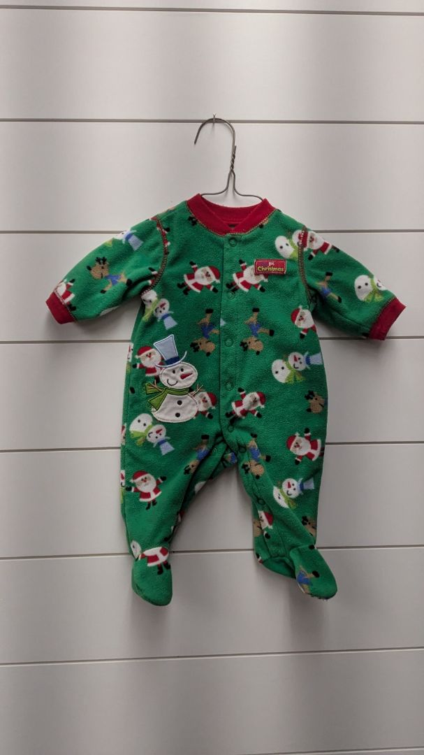 Carters Fleece Christmas Pajamas - NB