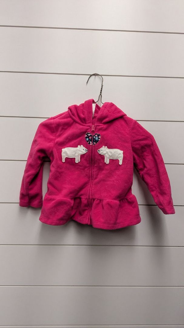 Carters Fleece Bear Zip-Up - 18mo