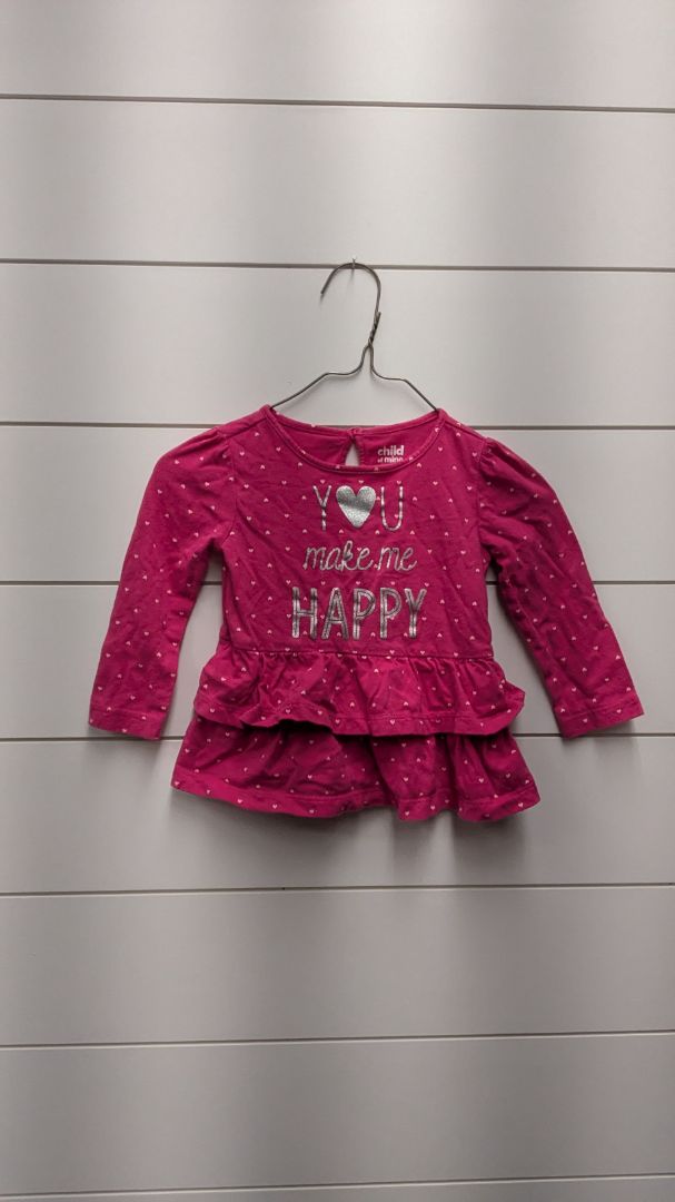Carters "You Make Me Happy" Long Sleeve - 18mo
