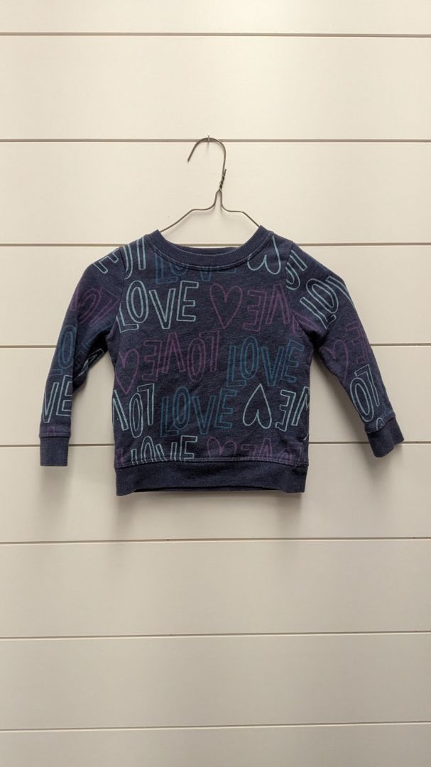 Cat & Jack "Love" Sweatshirt - 18mo