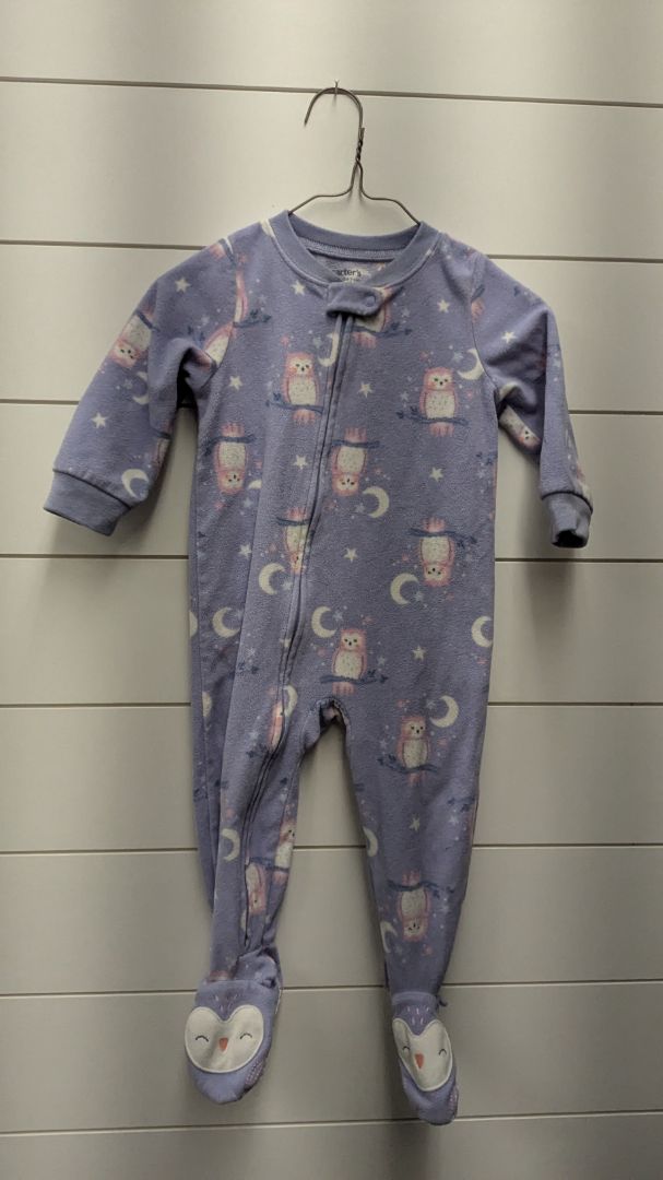 Carters Fleece Owl Pajamas - 18mo