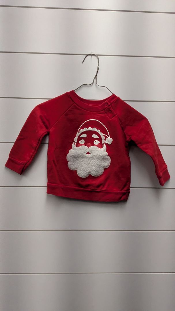 Cat & Jack Santa Sweatshirt - 12mo