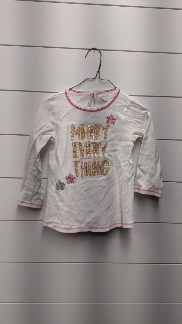 Mudpie Christmas Sequin Long Sleeve - 3t