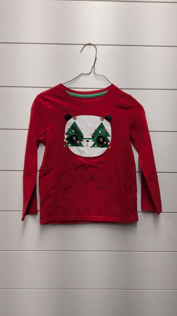 Cat & Jack Christmas Panda Long Sleeve - 5t