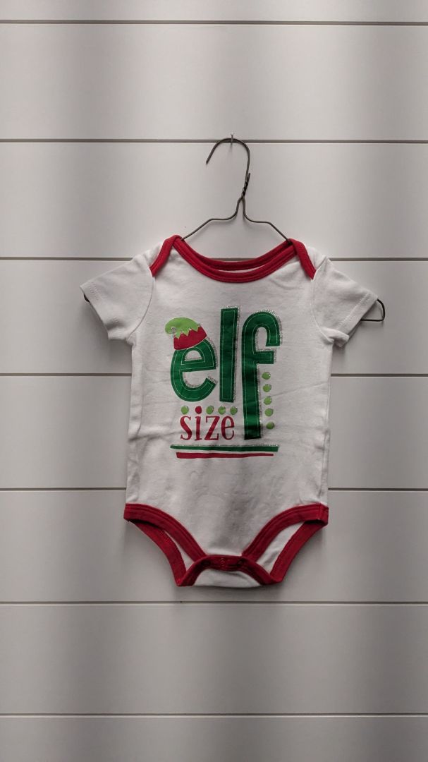"Elf Size" Short Sleeve - 12mo