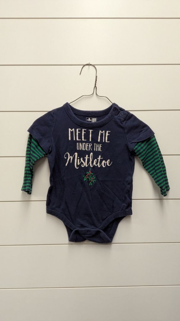 Baby Gap Mistletoe Long Sleeve - 18mo