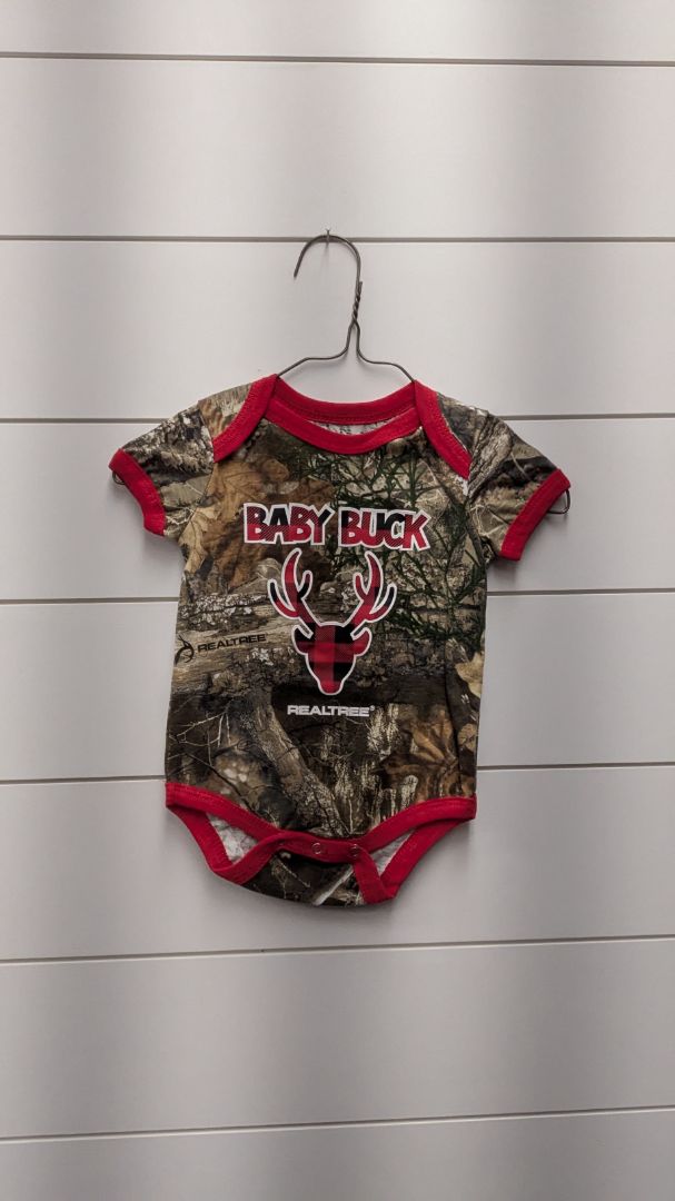 Real Tree Camo Deer Short Sleeve - 3mo