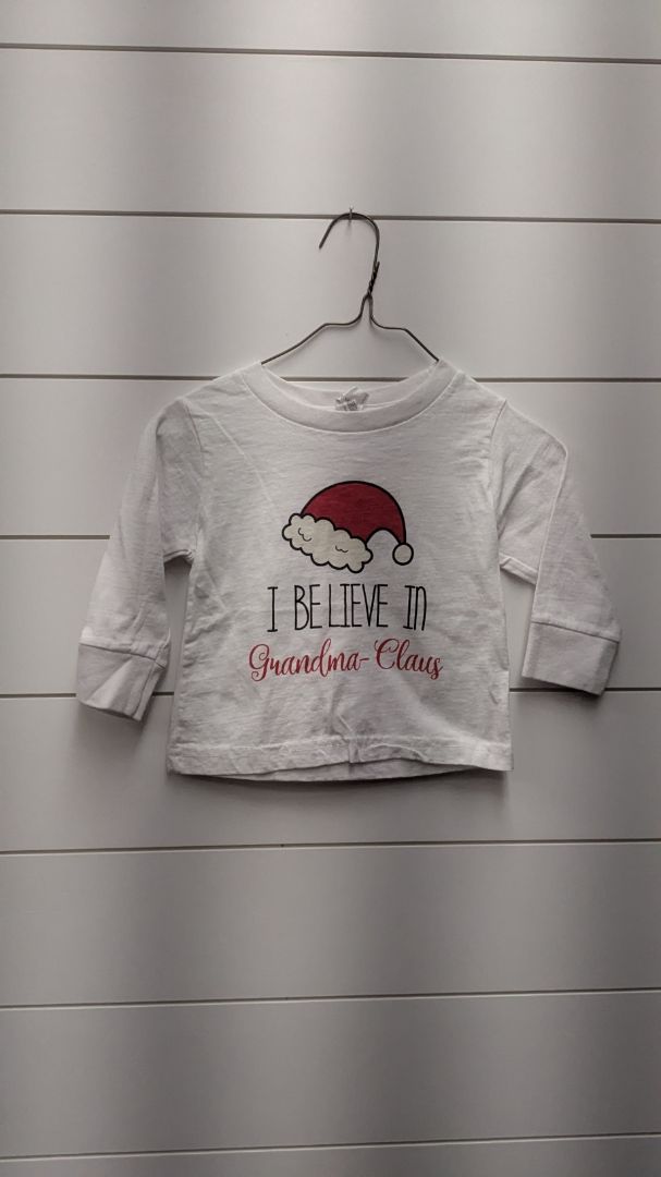 RABBIT SKINS "Grandma Claus" Long Sleeve - 2t