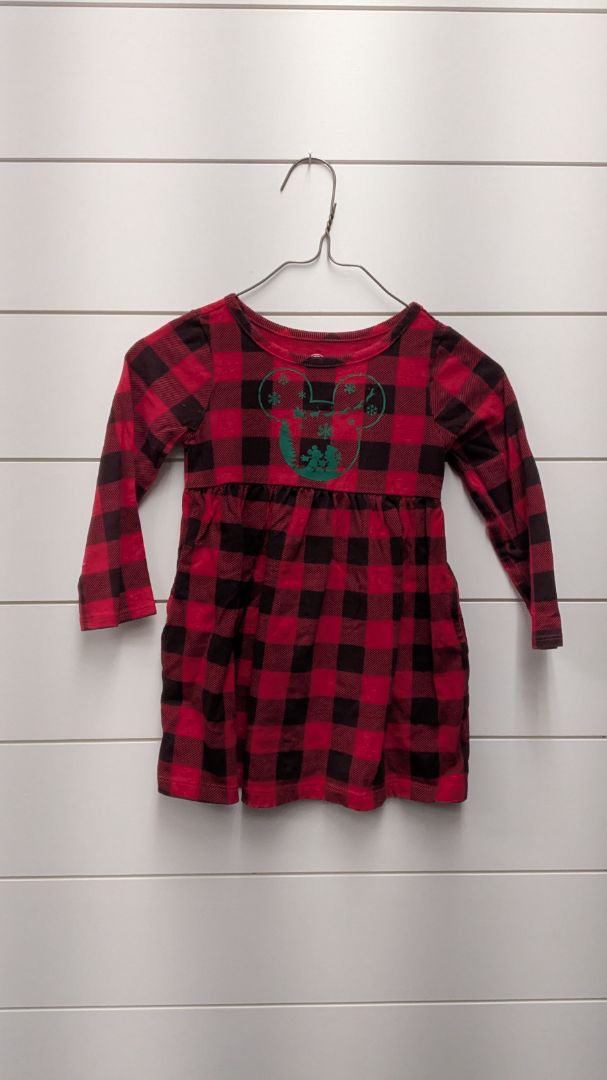 Wonder Nation Minnie Mouse Plaid Dress - 2t