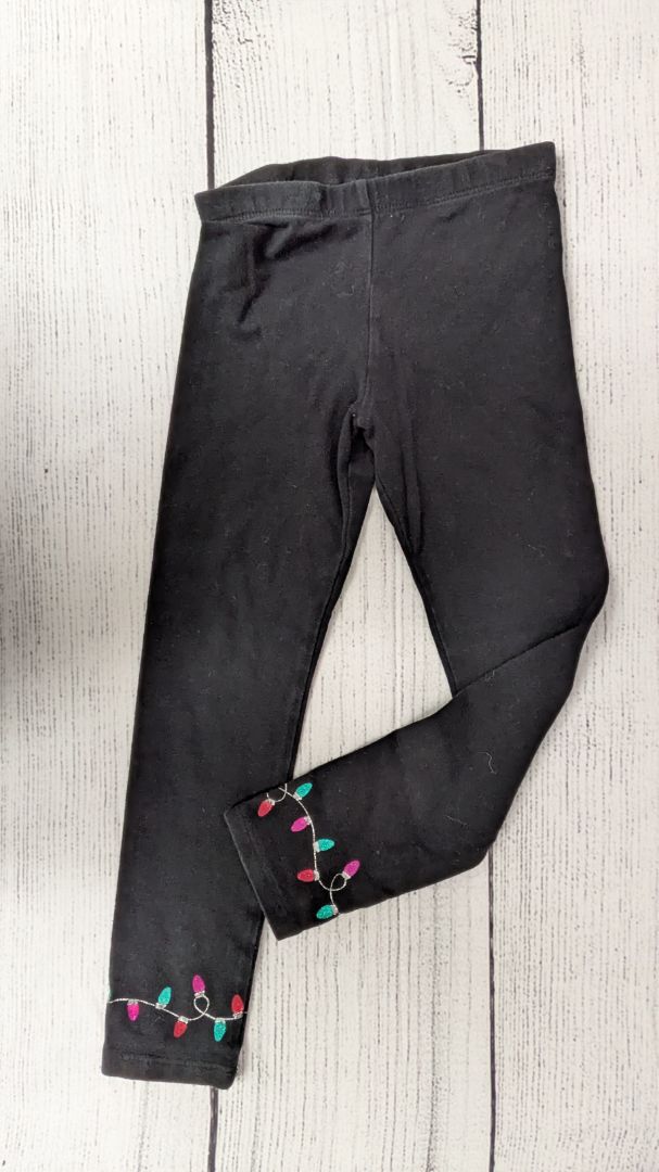 Cat & Jack Christmas Light Leggings - 4t