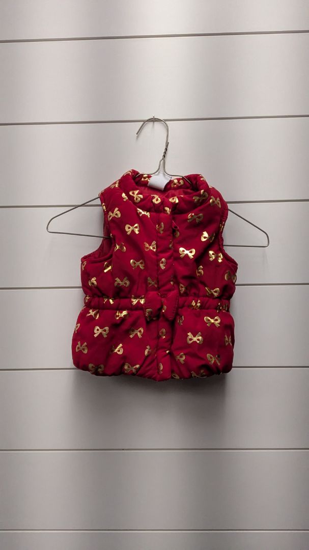 Healthtex Bow Zip-Up Vest - 6mo