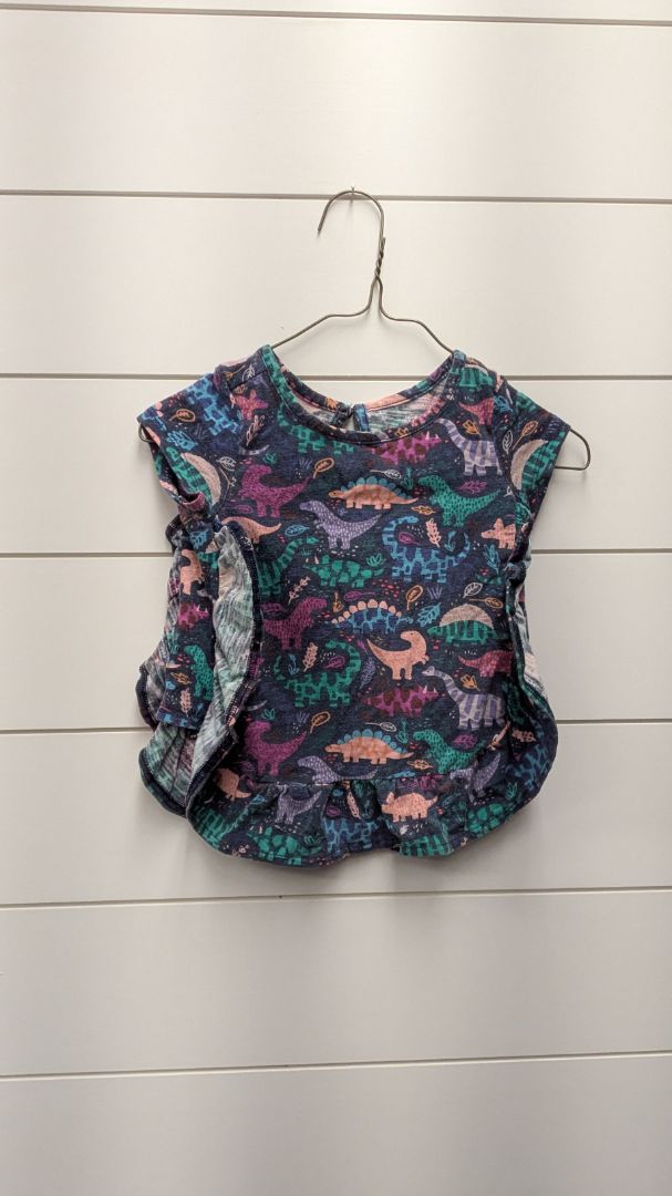 Cat & Jack Dinosaur Short Sleeve - 2t