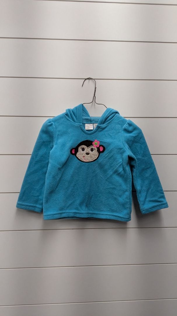 Jumping Beans Fleece Monkey Sweatshirt - 24mo