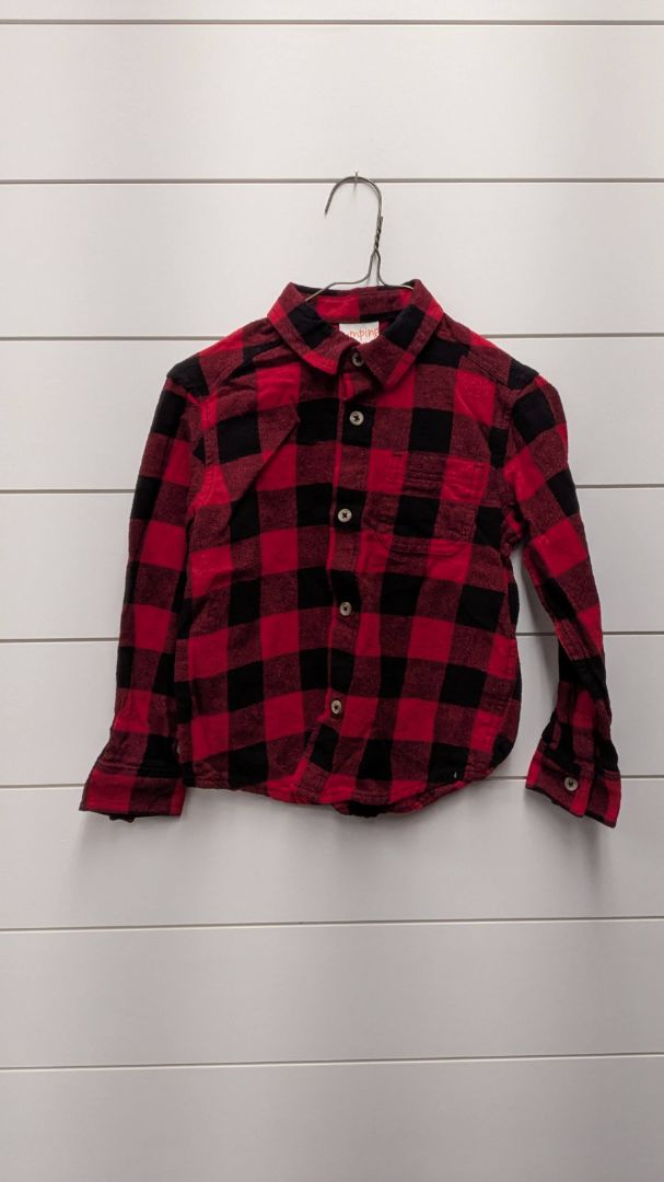 Jumping Beans Long Sleeve Flannel - 5t