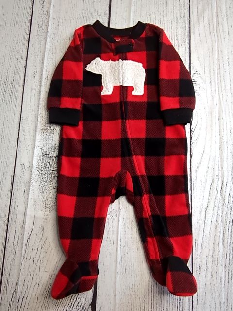 Carters Christmas Fleece Polar Bear Pajamas - 3mo