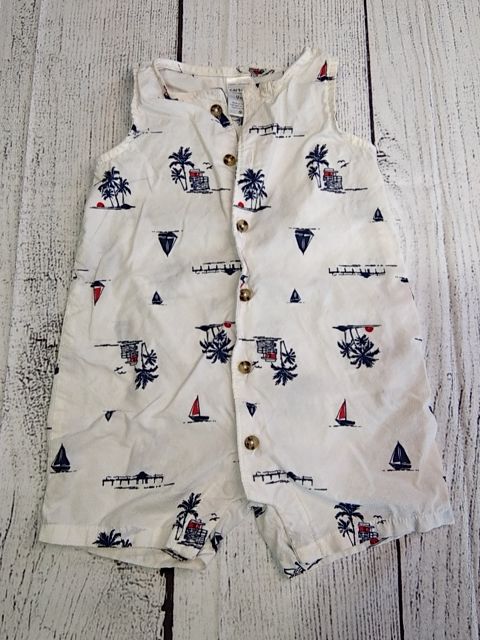 Carters Sailboat Romper - 9mo