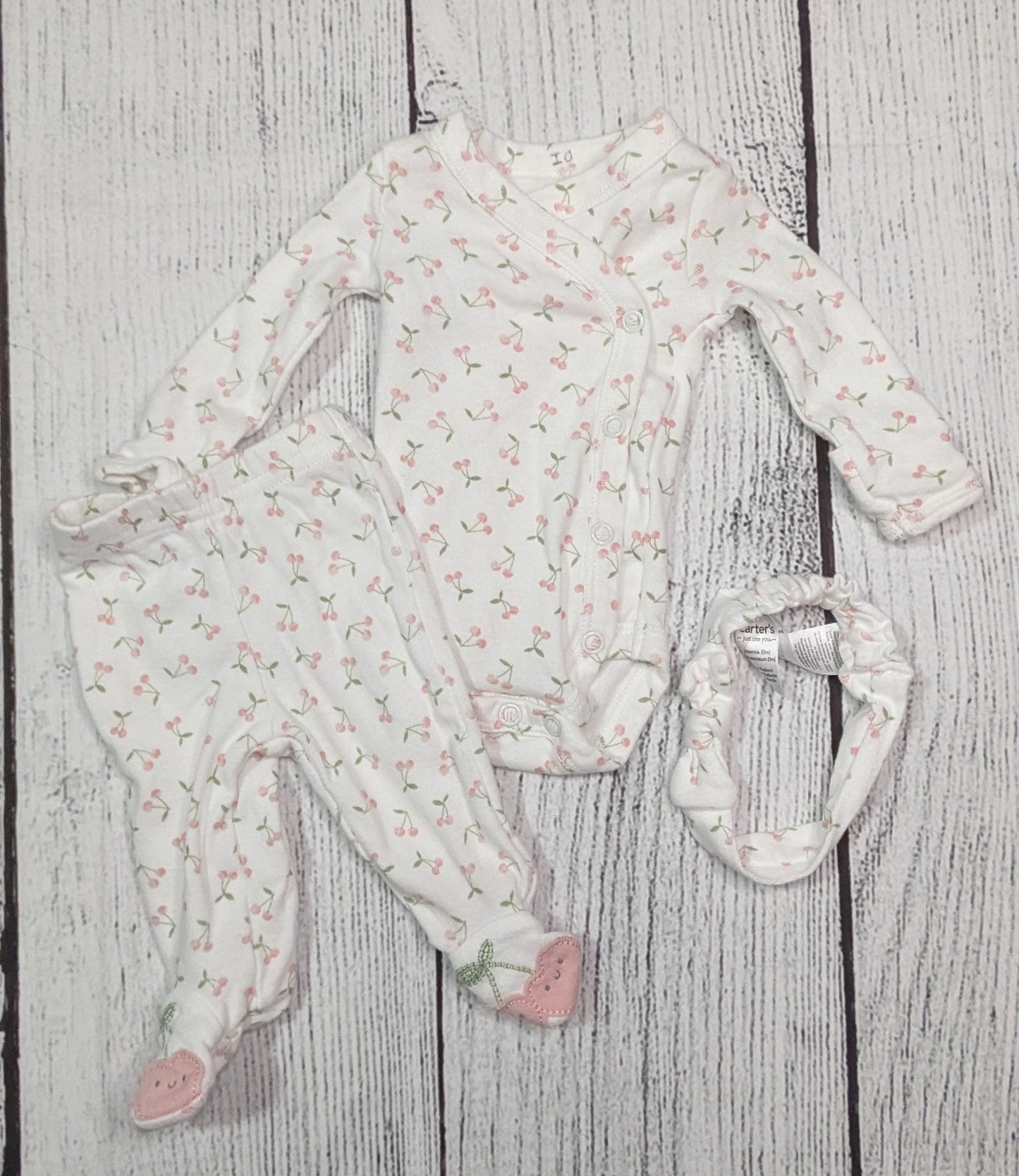 Carters Cherry Set - Preemie