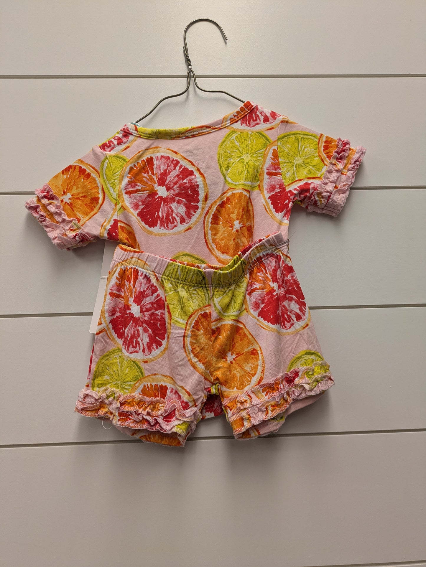 POSH PEANUT Bamboo CLASSIC PAJAMA SHORTY SET - *WT* - 12mo