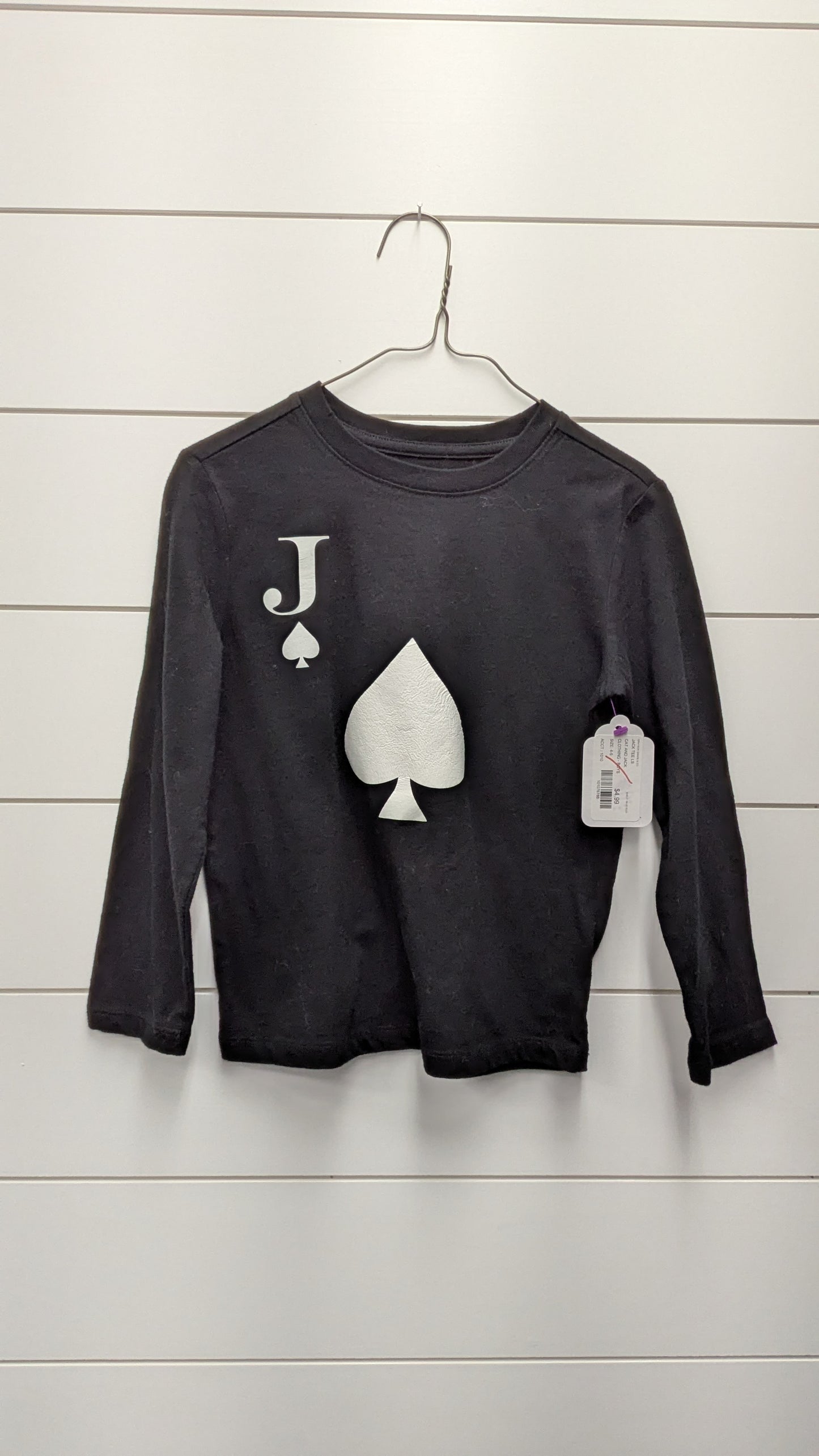 CAT AND JACK JACK TEE LS - *WT* - 5T