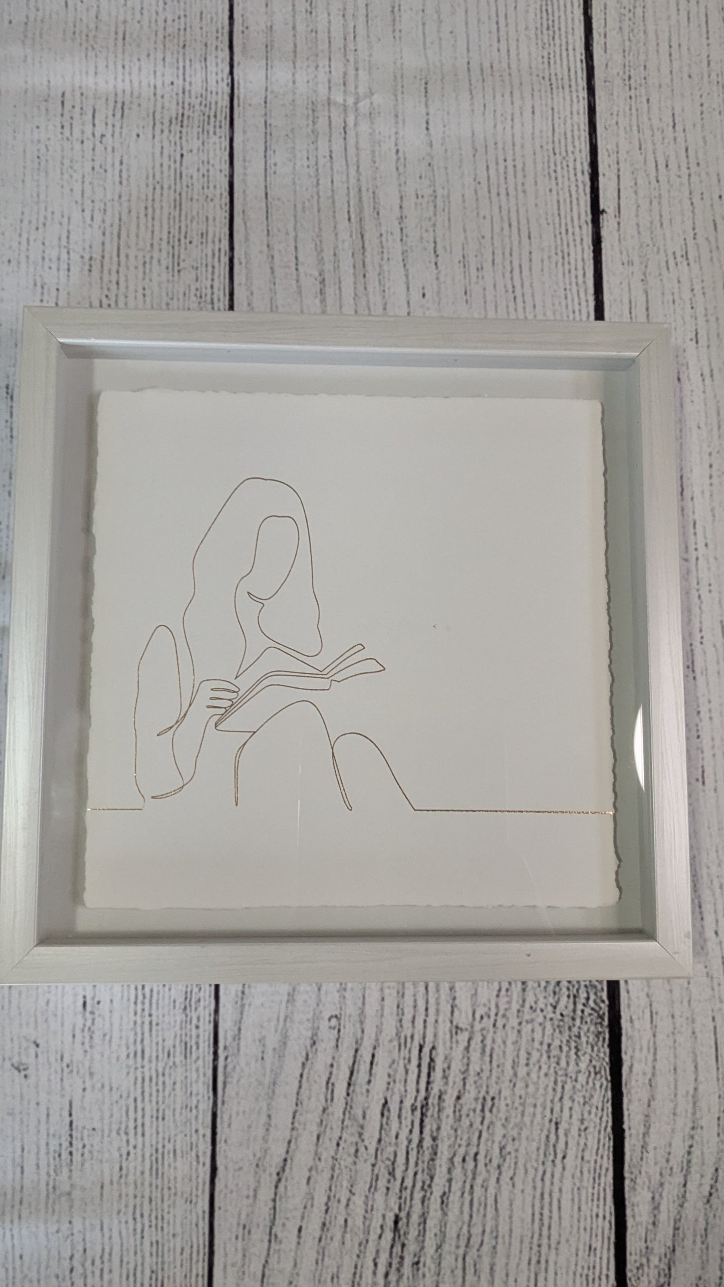 Girl Reading Wall Art