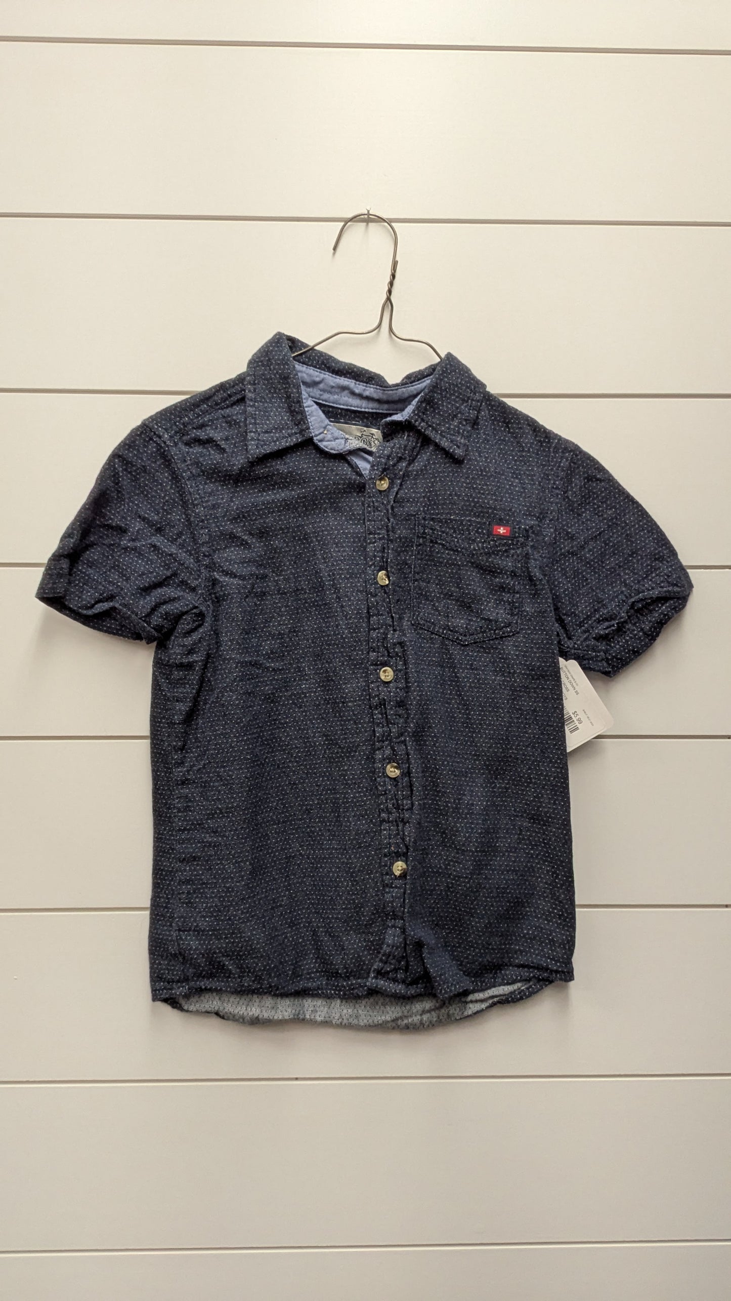 Swiss Cross Button Down LS - *WT* - 7