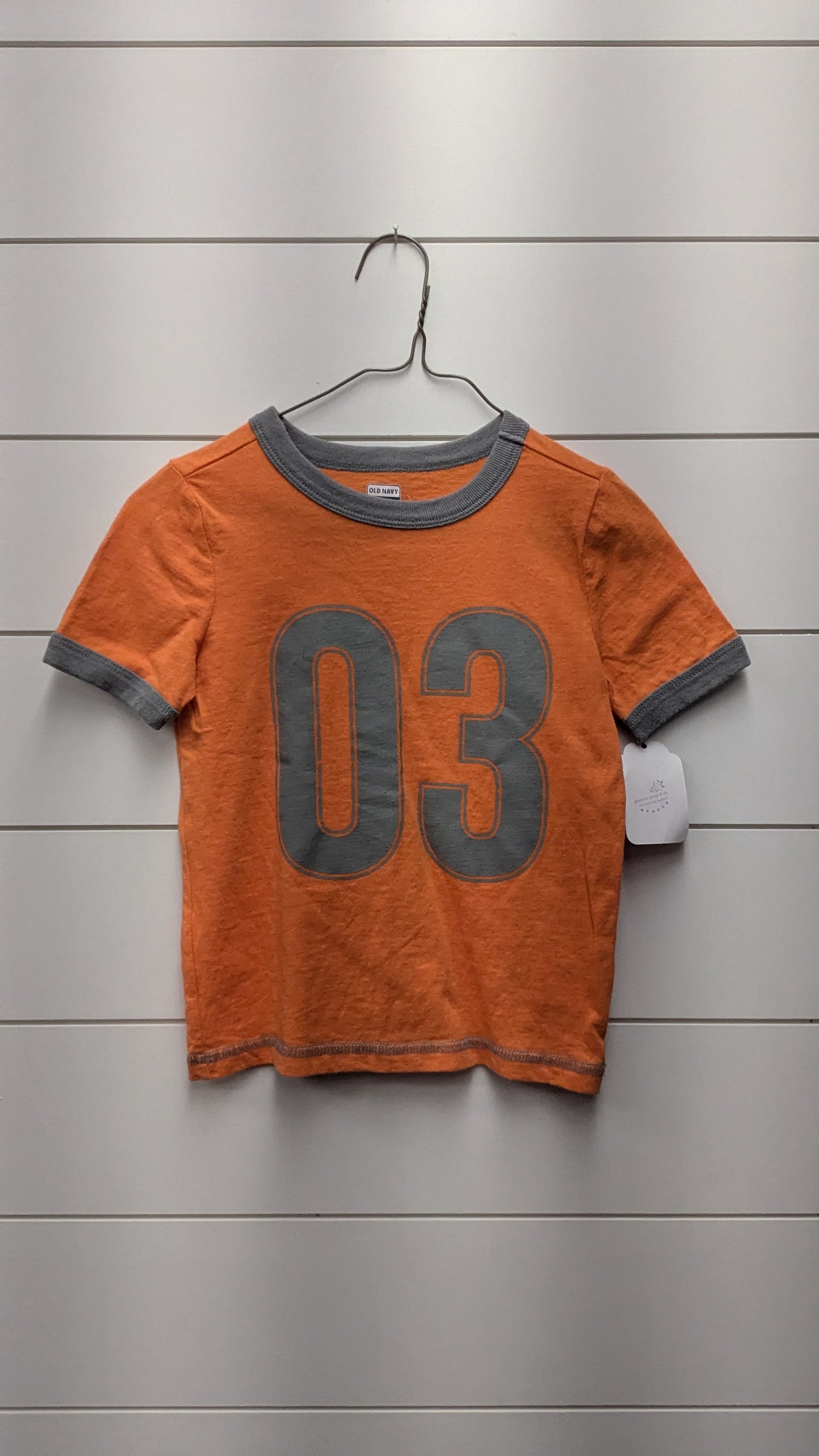 OLD NAVY RINGER TEE SS - *WT* - 4T